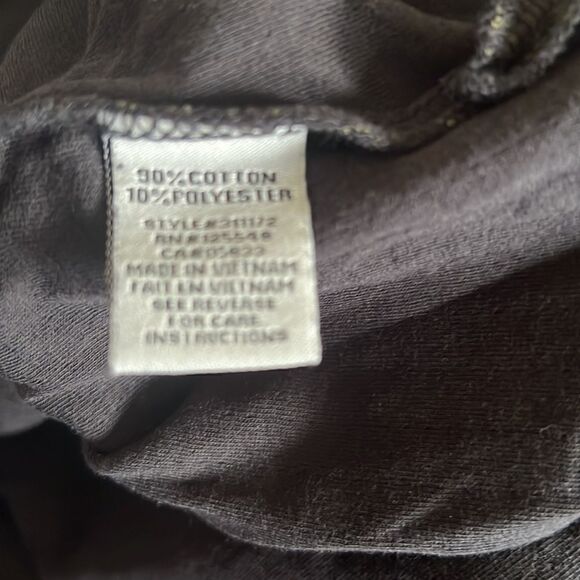 NWT WOMEN'S HABITAT LIV DRAWSTRING BOXY SWEATSHIRT TOP CITRON STRIPE Sz XL/ XXL - Picture 9 of 9